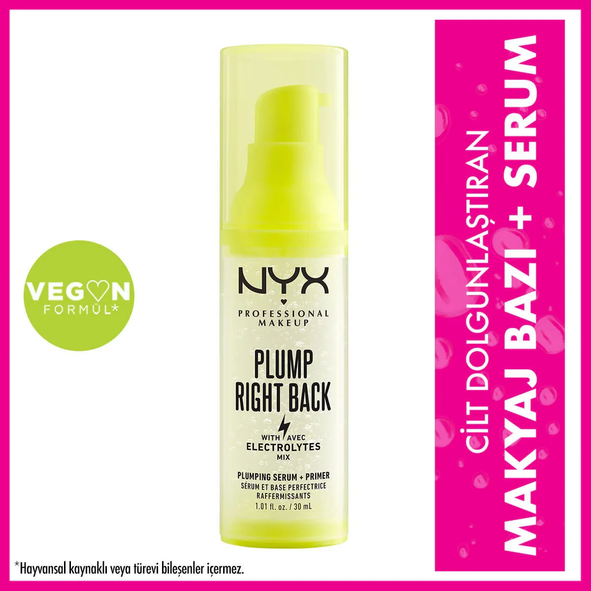 Nyx Professional Makeup Plump Right Back Makeup Base + Serum