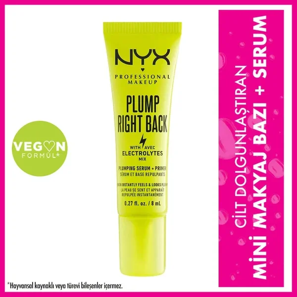 Nyx Professional Makeup Plump Right Back Makeup Base + Serum Mini