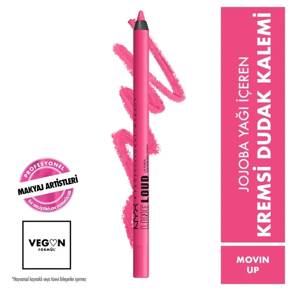 Nyx Professional Makeup Line Loud Lip Pencil 08 movin Up