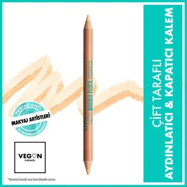 Nyx Professional Makeup Wonder Pencil Double-sided Highlighter & Concealer Medium