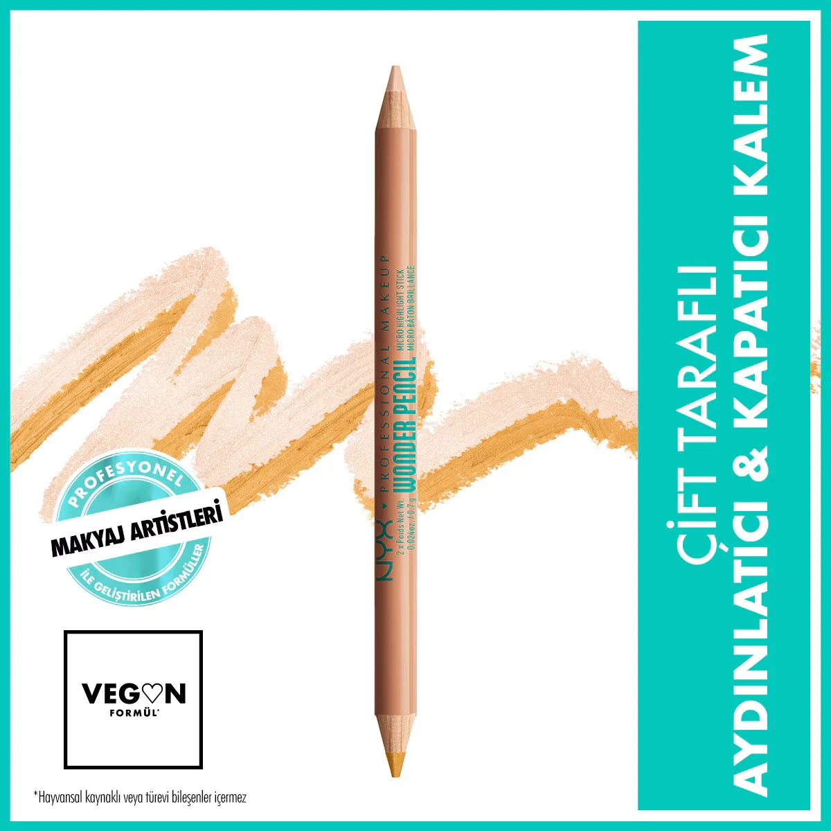 Nyx Professional Makeup Wonder Pencil Double-sided Highlighter &amp; Concealer Pencil Deep