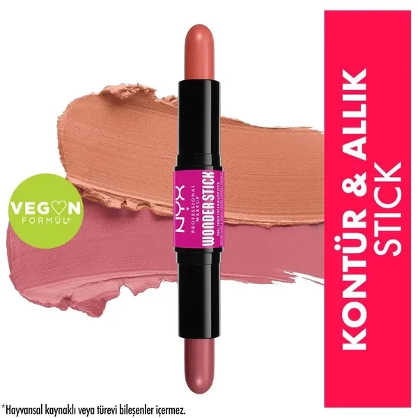Nyx Professional Makeup Wonder Stick Double-ended Cream Blush Stick Honey Orange And Rose