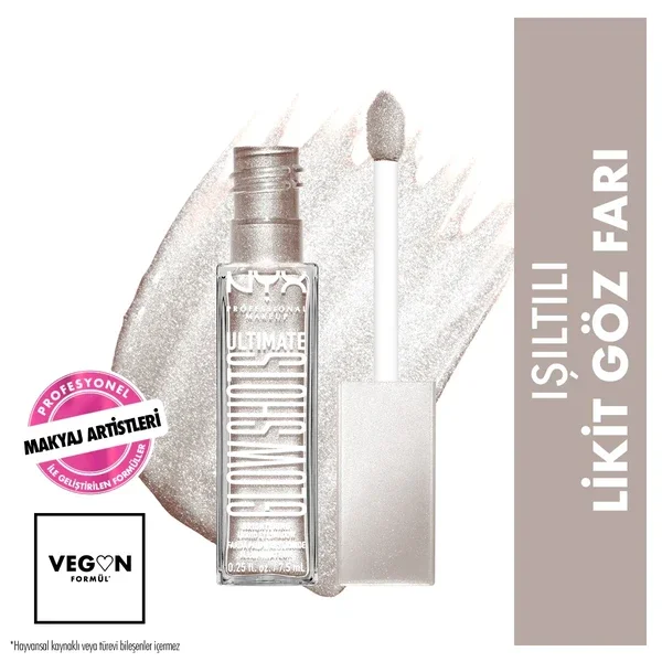 Nyx Ultimate Glow Shots Liquid Eyeshadow - 03 Come Thru Coconut