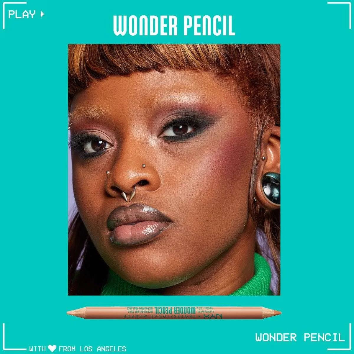 Nyx Professional Makeup Wonder Pencil Double-sided Highlighter &amp; Concealer Pencil Warm Deep