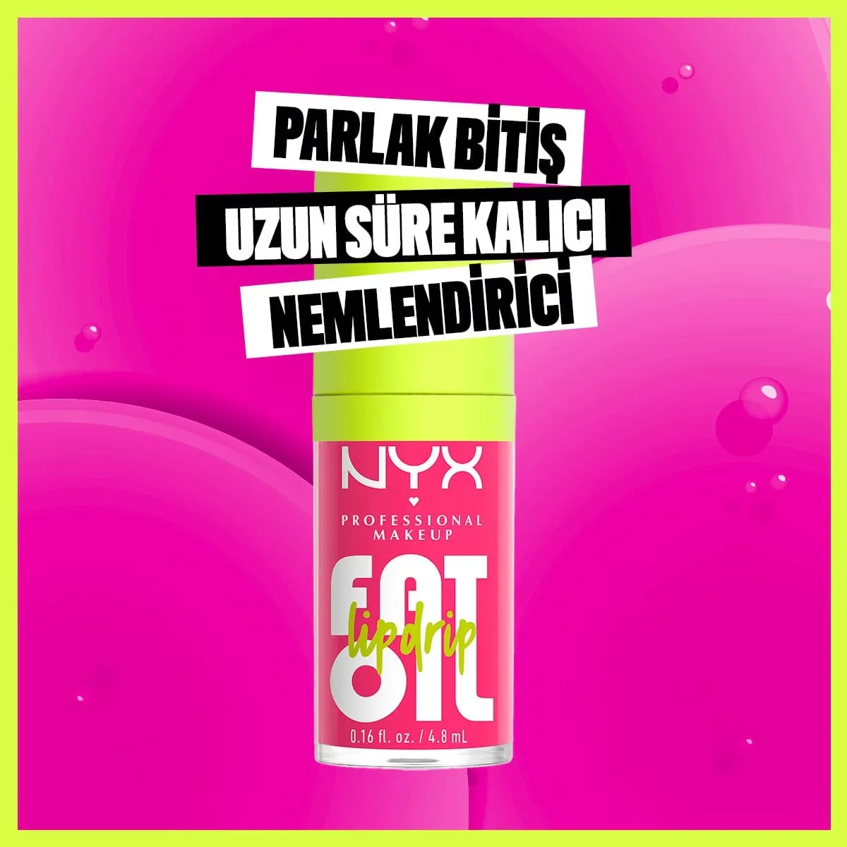 NYX Fat Oil Lip Drip Shine mit Himbeerenöl