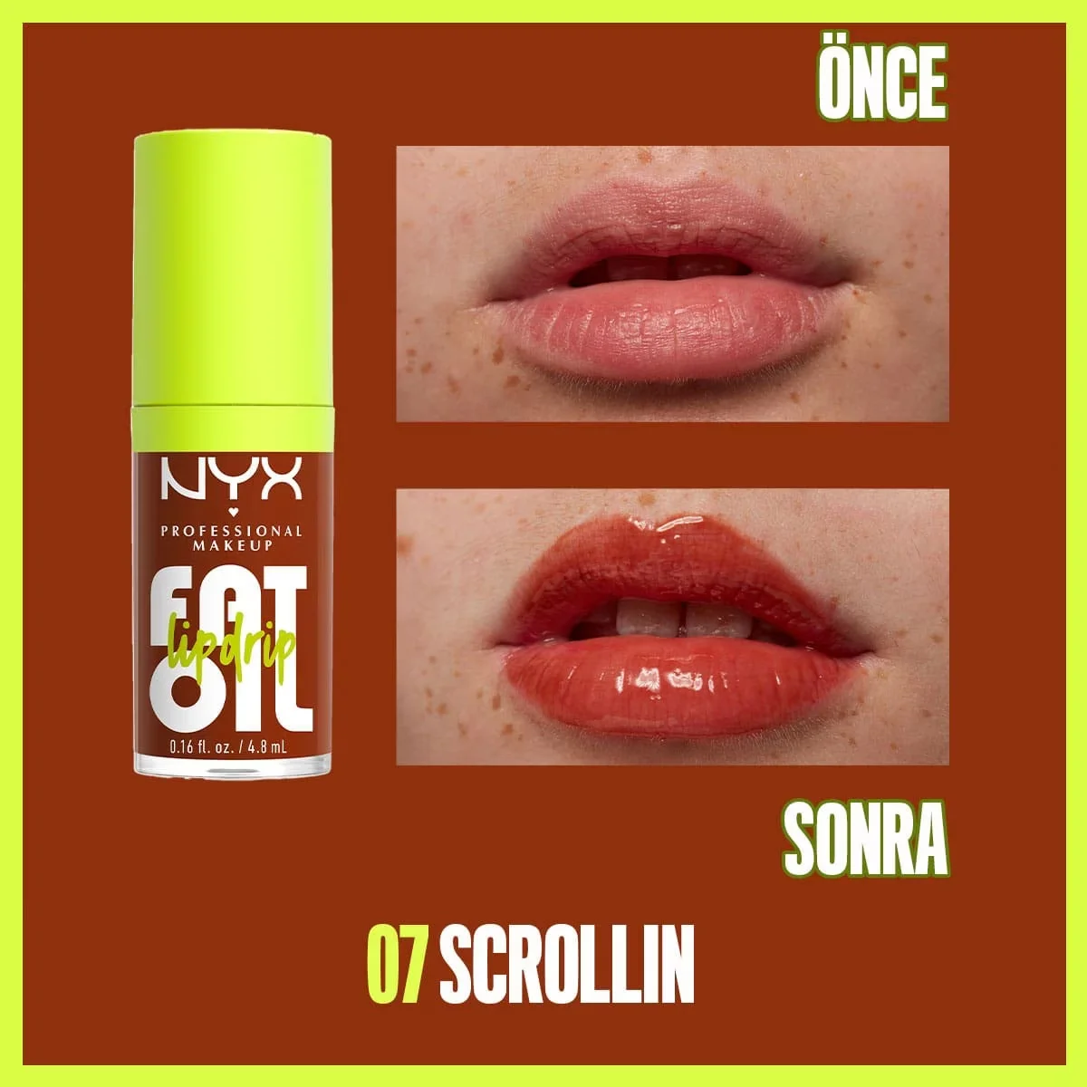 Натуральное масло для губ Nyx Professional Makeup Fat Oil Lip Drip Shine