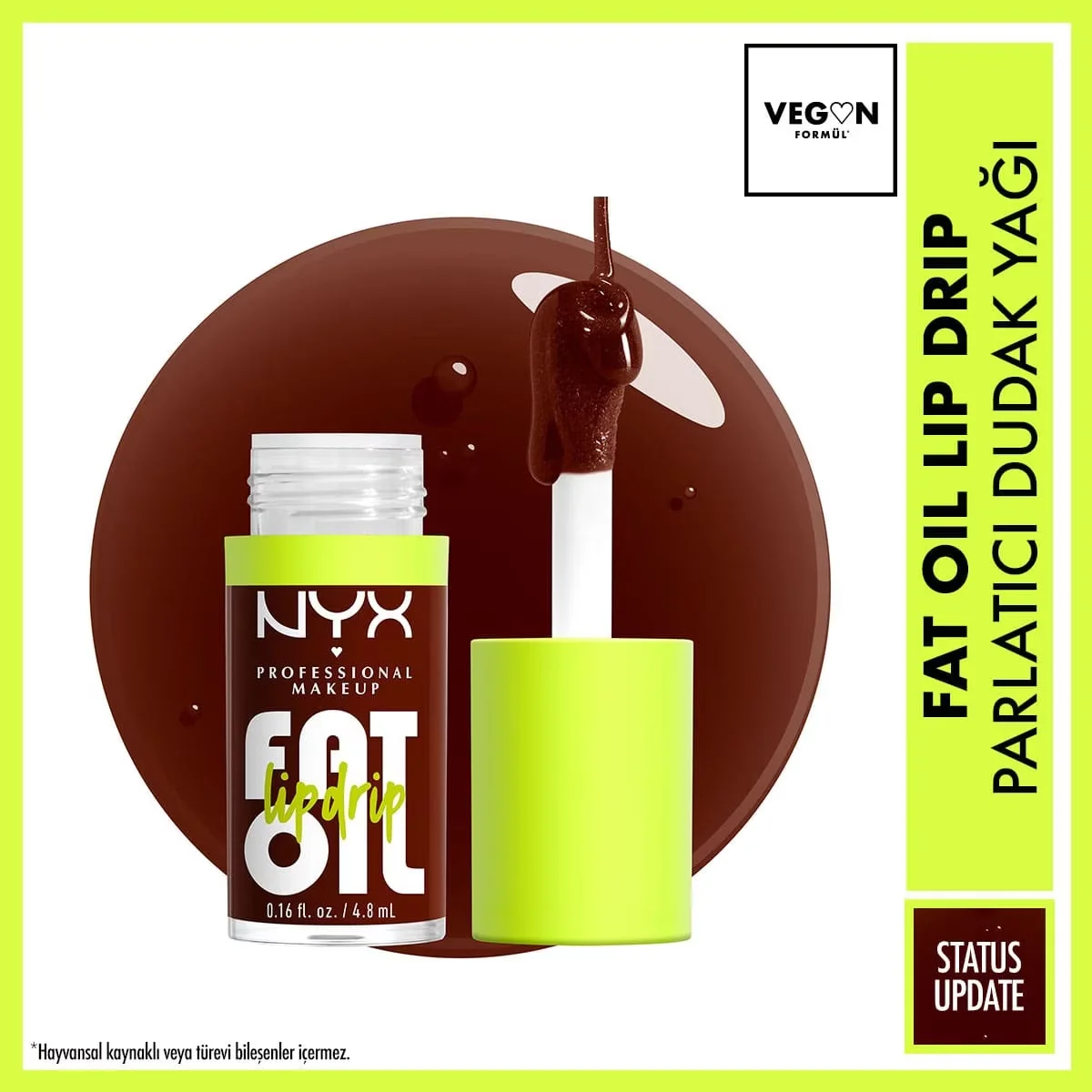 NYX Fat Oil Lip Drip - Hydratisierendes Himbeer Glanz Lippenöl