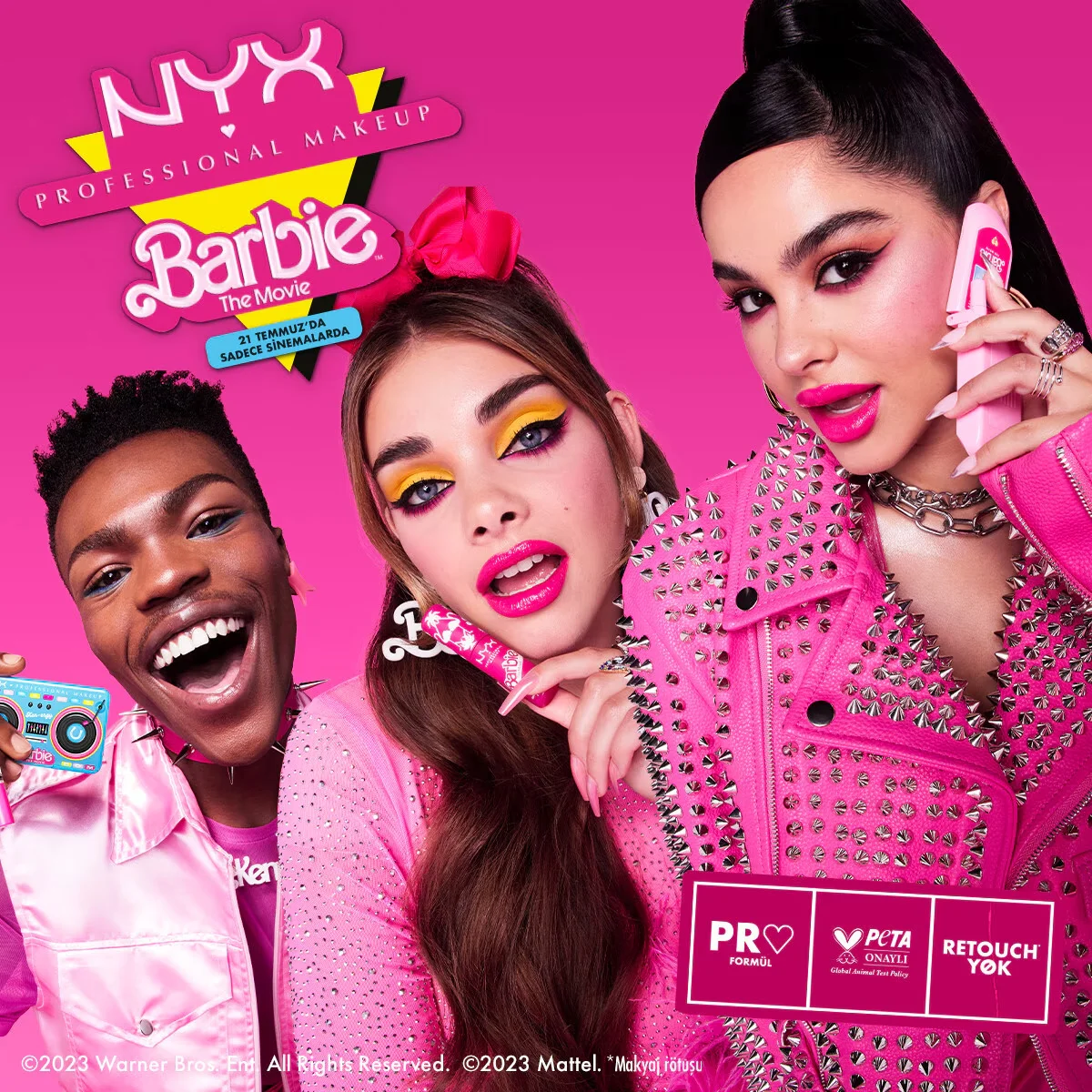 NYX Limited Edition Barbie LED Schminkspiegel