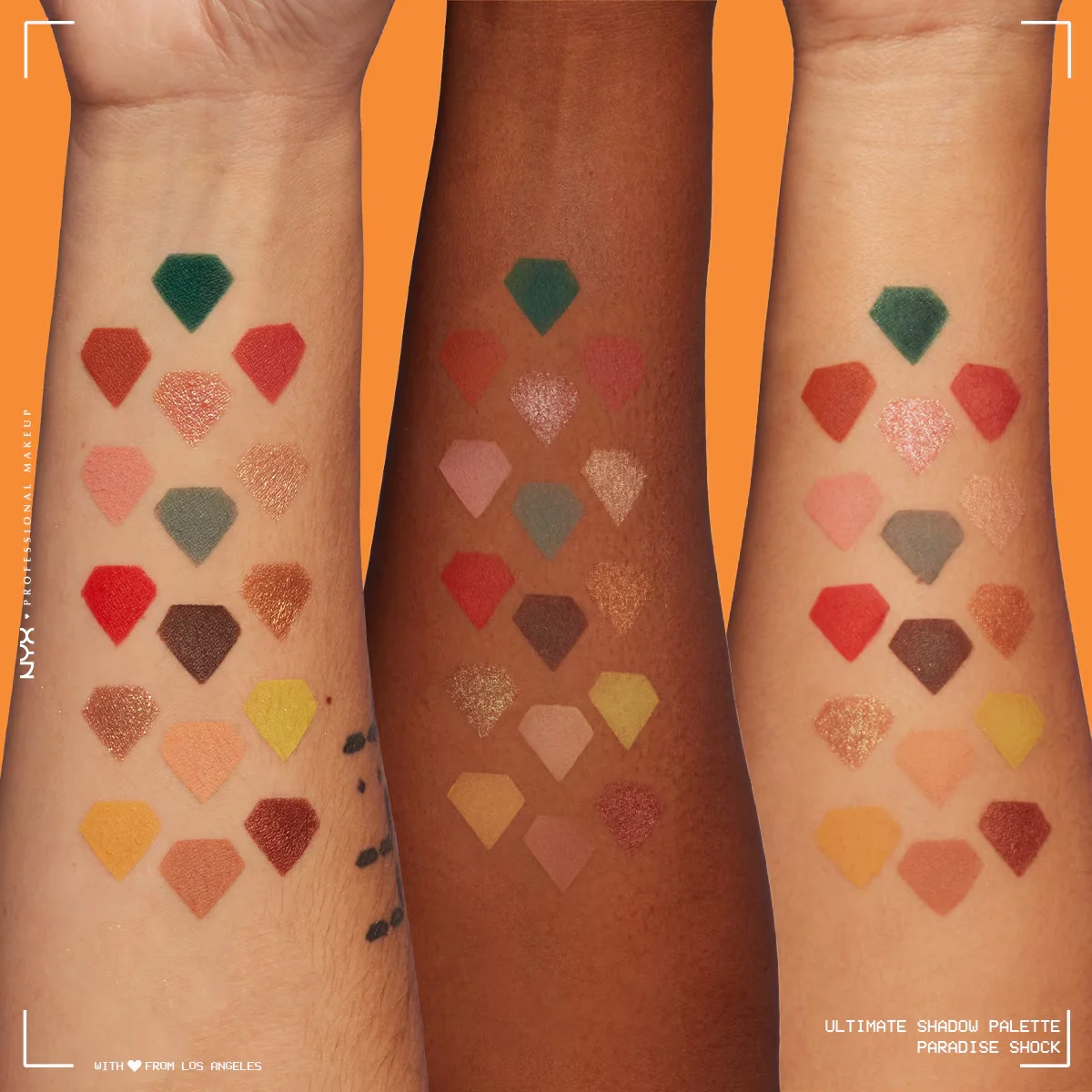 Nyx Professional Makeup Ultimate Shadow Palette Paradise Shock Eyeshadow Palette