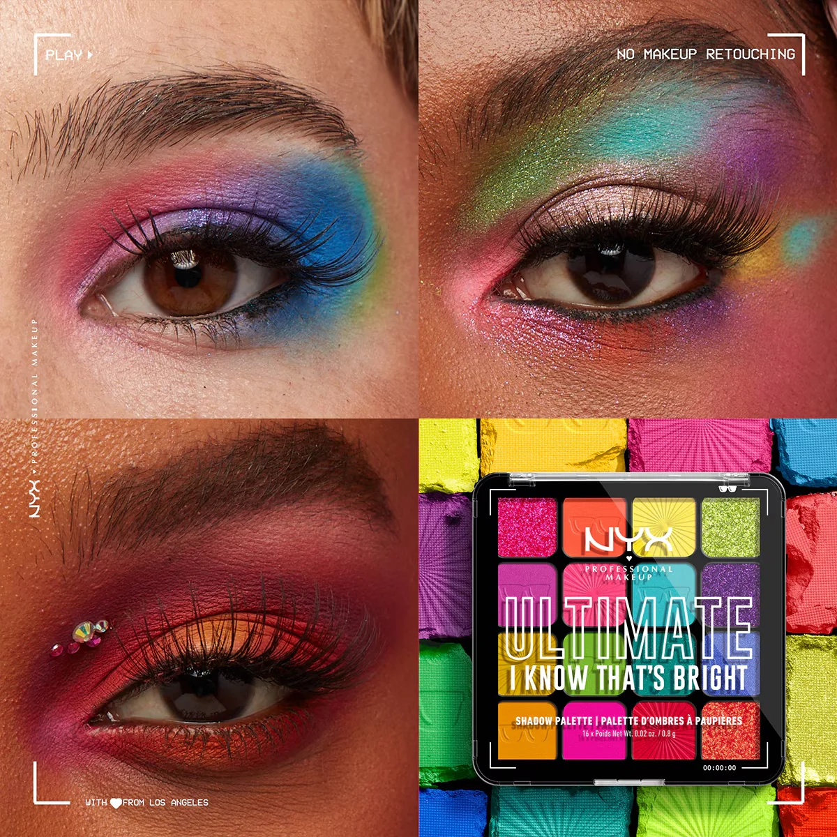 NYX لوحة ظلال العيون \\أعرف هذا\\" من \\"نيكس بروفيشنال ميك أب\\""
