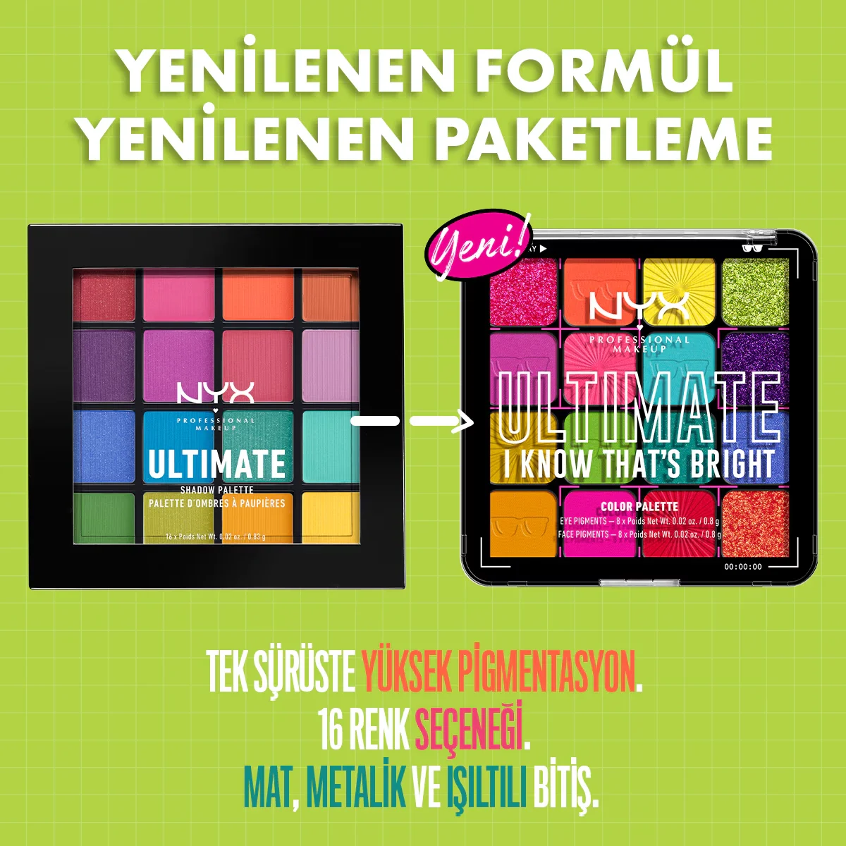 NYX لوحة ظلال العيون \\أعرف هذا\\" من \\"نيكس بروفيشنال ميك أب\\""