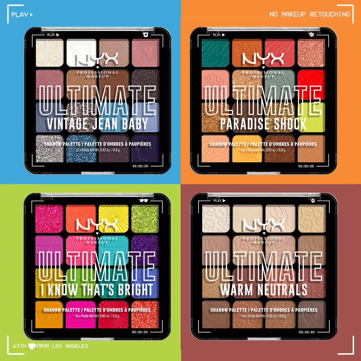 NYX لوحة ظلال العيون \\أعرف هذا\\" من \\"نيكس بروفيشنال ميك أب\\""