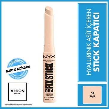Nyx Professional Makeup Pro Fix Stick Concealer 02 fair