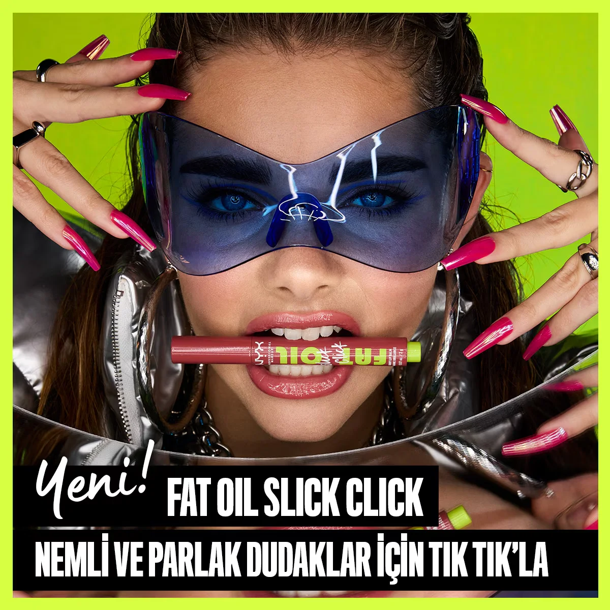 Бальзам для губ Nyx Professional Makeup Fat Oil Slick Click Shine 03 без фильтра