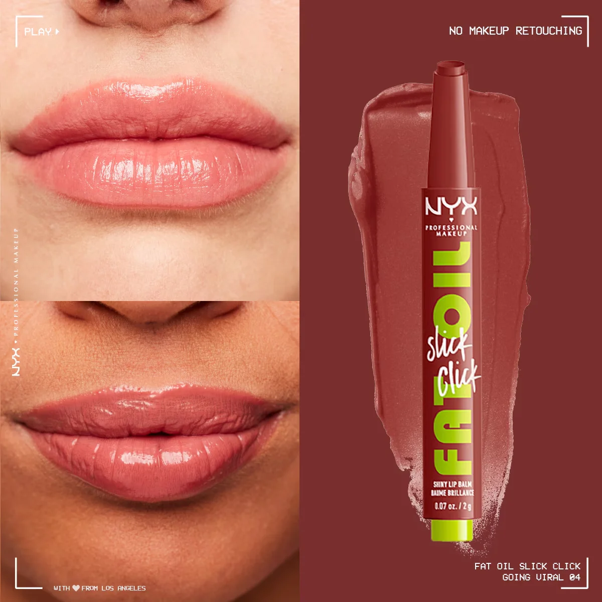 NYX مرطب الشفاه نيكس بروفيشنال ميك أب فات أويل سليك كليك شاين 04 يحقق انتشارًا واسعًا