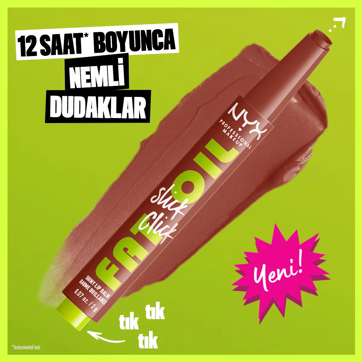 Бальзам для губ Nyx Professional Makeup Fat Oil Slick Click Shine 05 Link In My Bio
