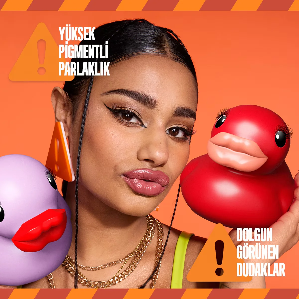 NYX Duck Plump Lip Gloss 01 - Ingwer-Infused Gloss für volle Lippen