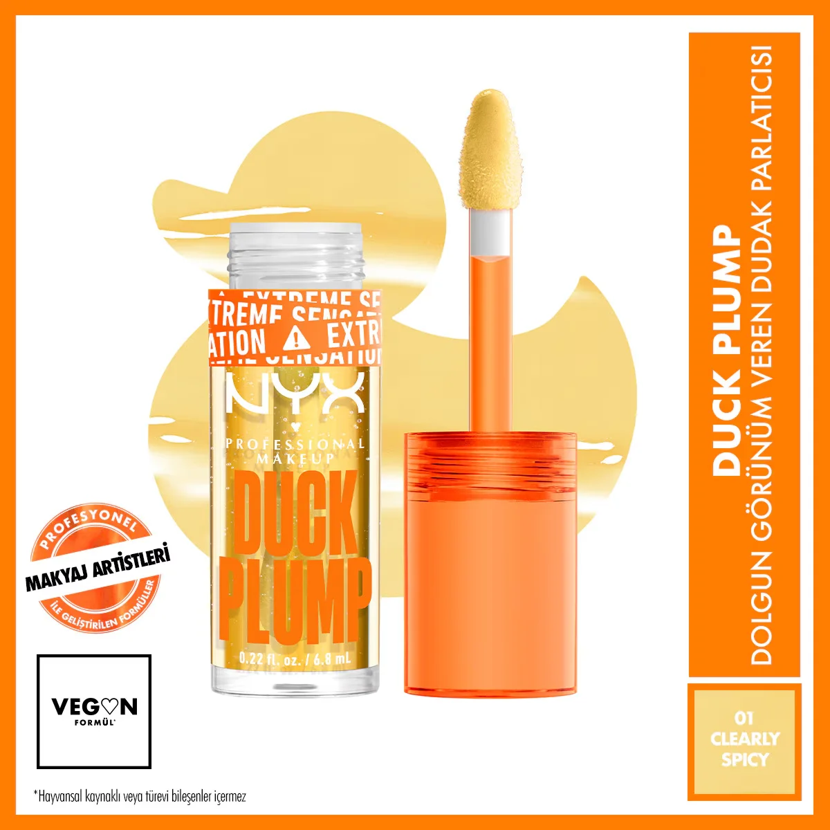 Nyx Professional Makeup Duck Plump Lip Gloss 01 clearly Spicy