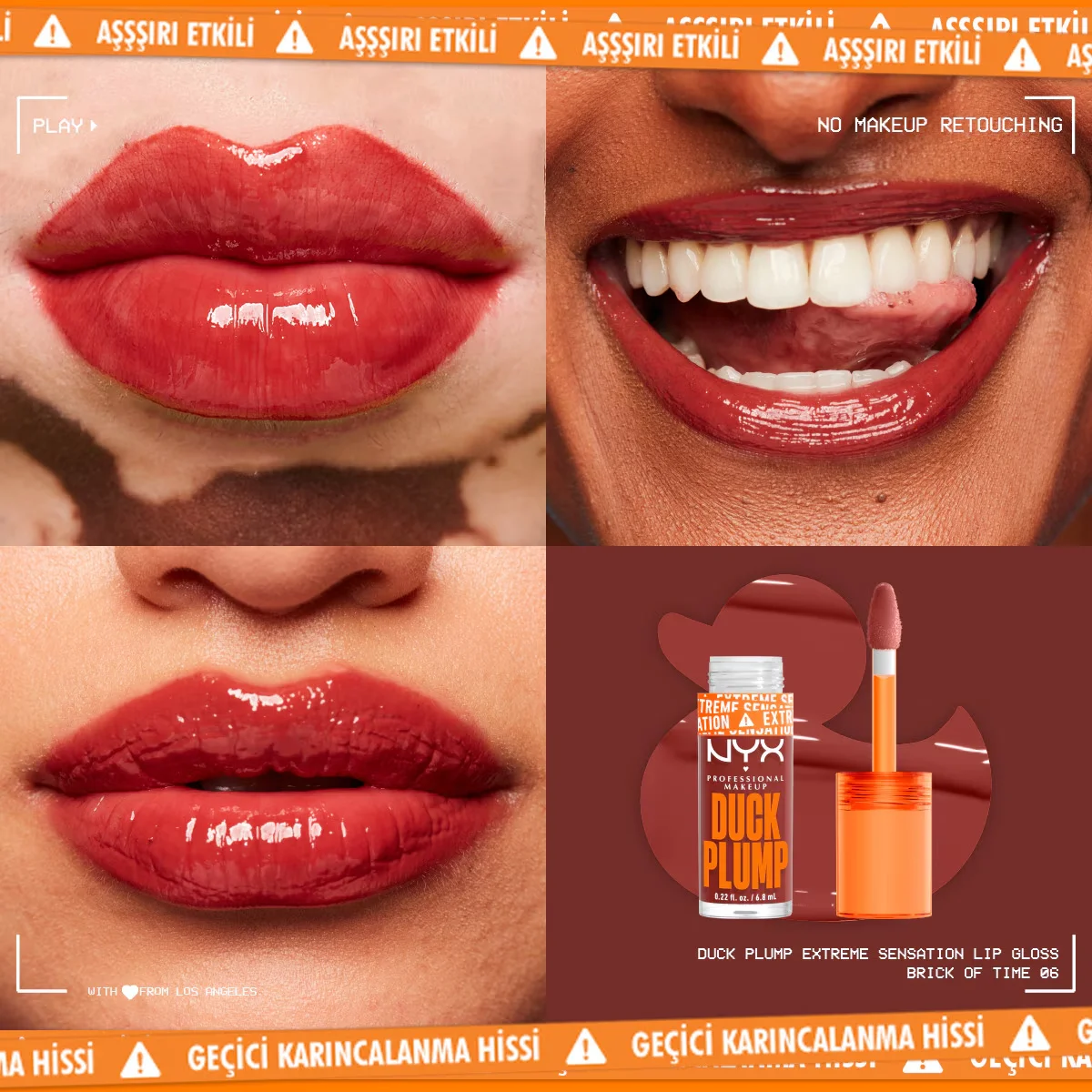 NYX Duck Plump Lip Gloss 06 Brick Of Time