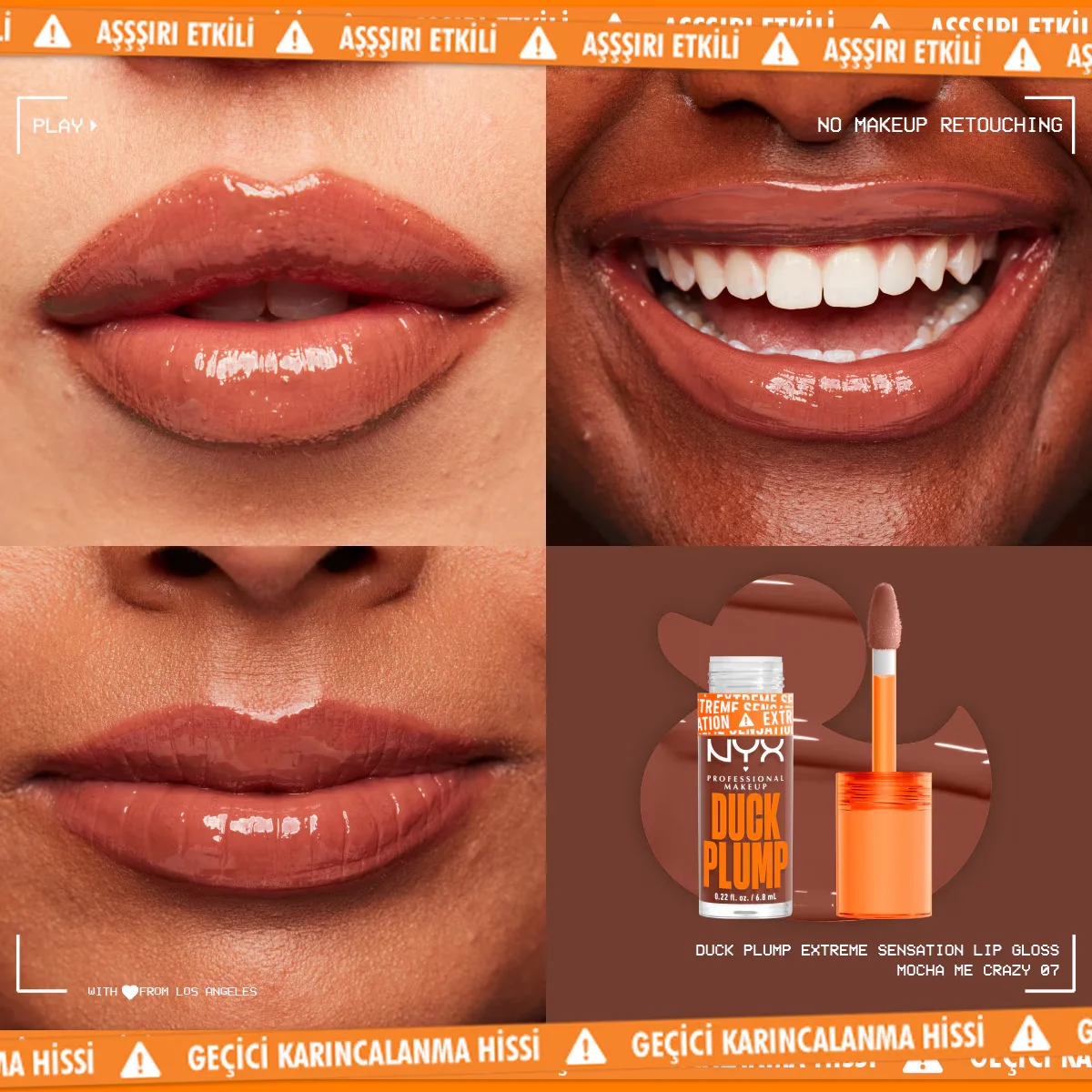 NYX ملمع شفاه داك بلامب من نييكس بروفيشنال ميك أب 07 موكا مي كريزي