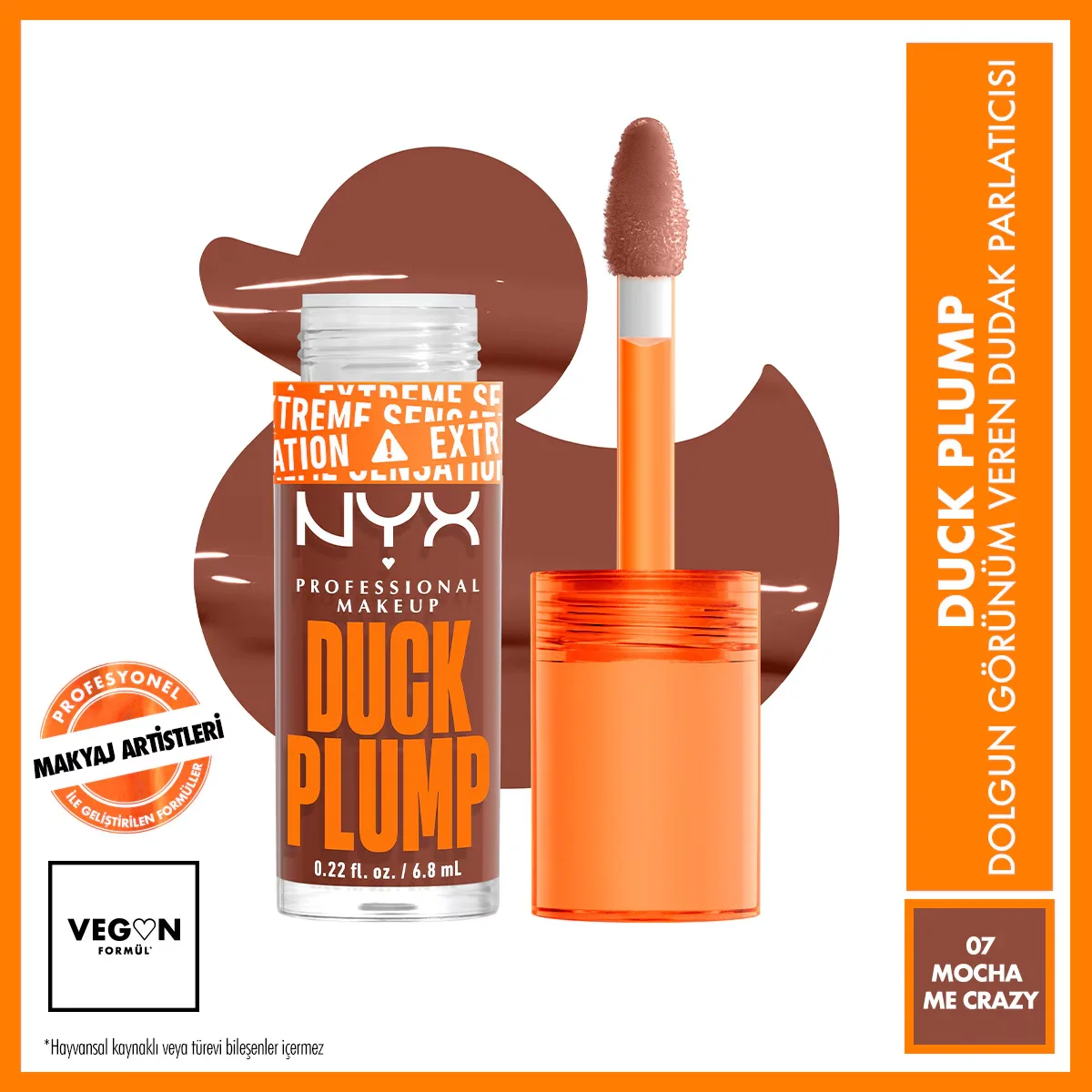 Nyx Professional Makeup Duck Plump Lip Gloss 07 mocha Me Crazy