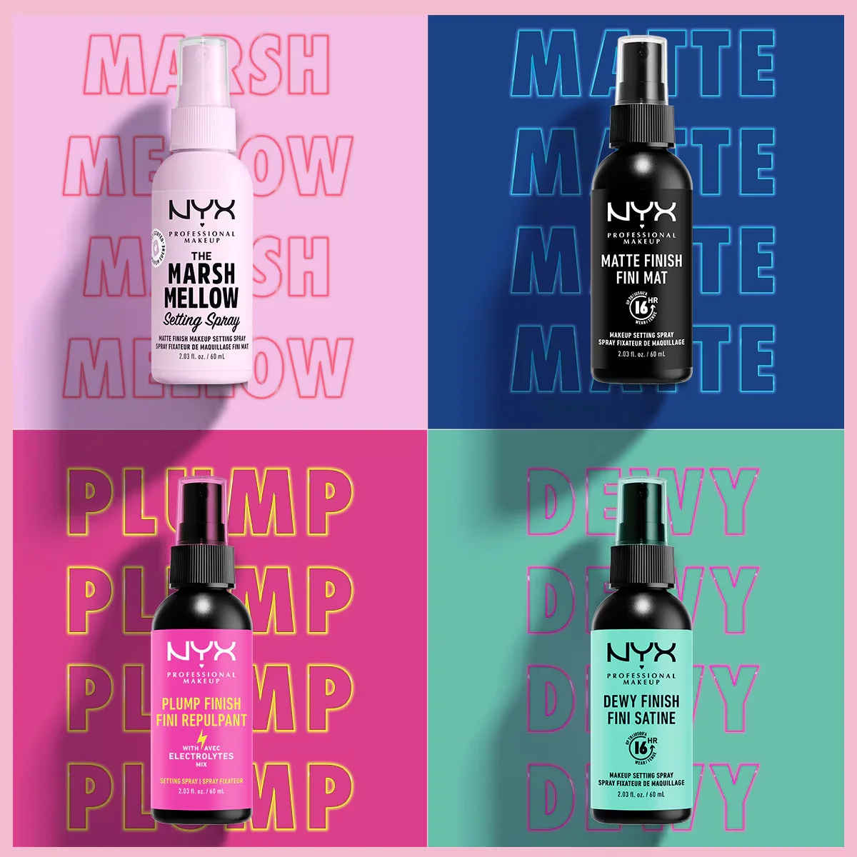 NYX بخاخ تثبيت المكياج من نيكس بروفيشنال ميك أب مارشميلو
