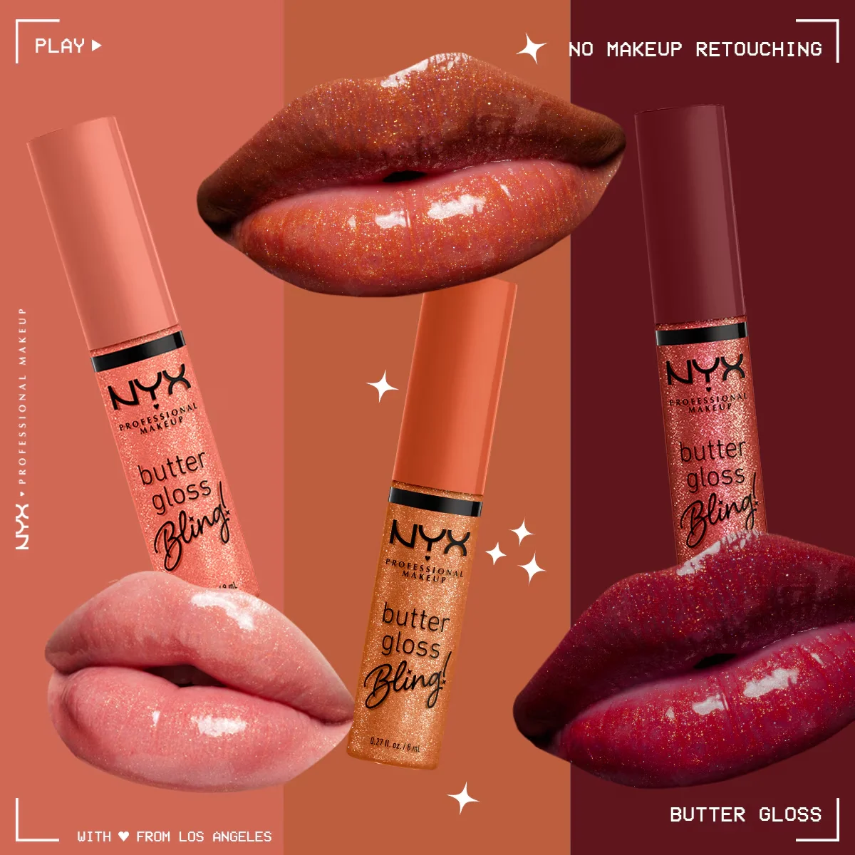 NYX ملمع شفاه لامع لامع من نيكس بروفيشنال ميك أب، 07 بيج سبندر