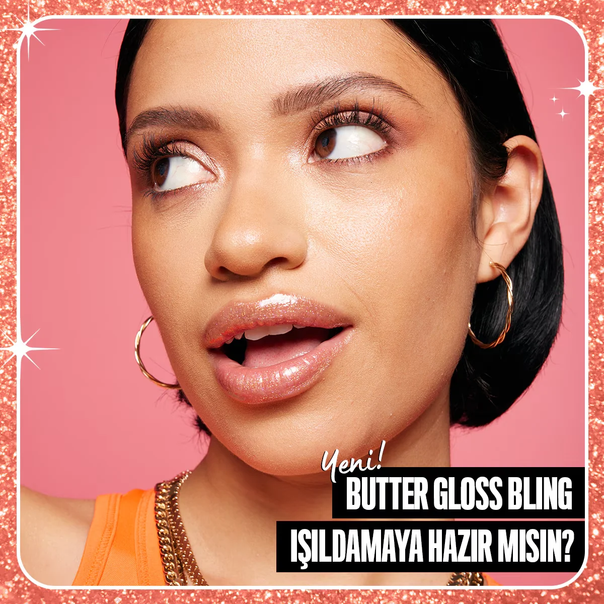 NYX Butter Gloss Bling Shimmer Lip Gloss - Intensiver Glanz 08