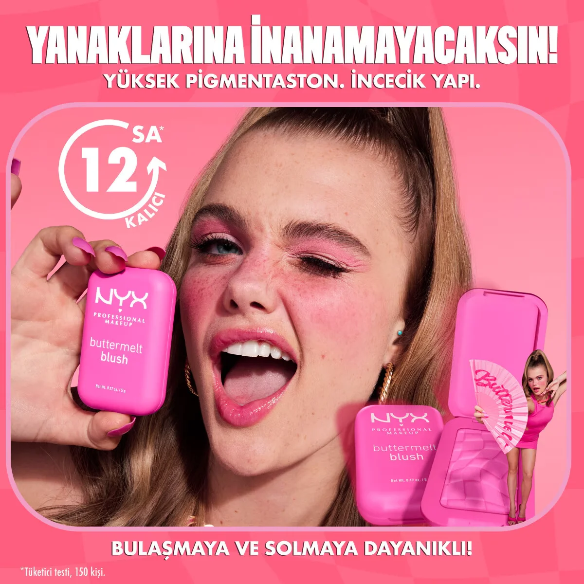 بلوش كريمي بودرة من نيكس NYX