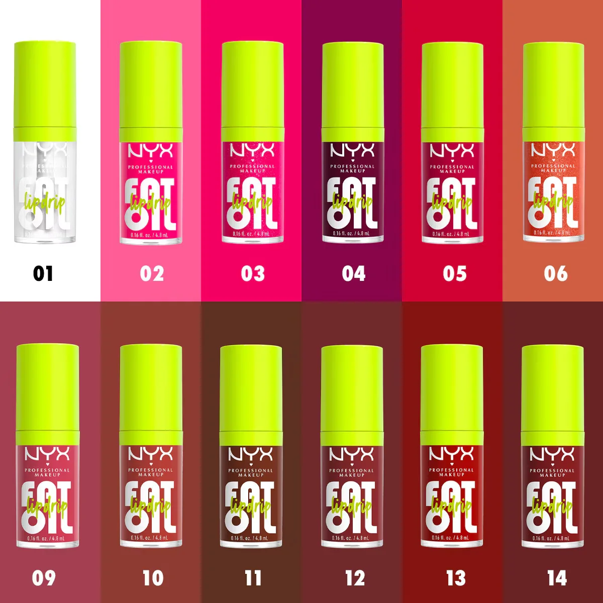 Nyx Professional Makeup Fat Oil Lip Drip Shine Lip Oil Livin' The Cream