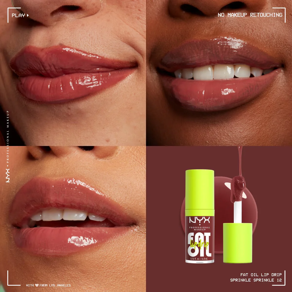 Нежное масло для губ Nyx Professional Makeup