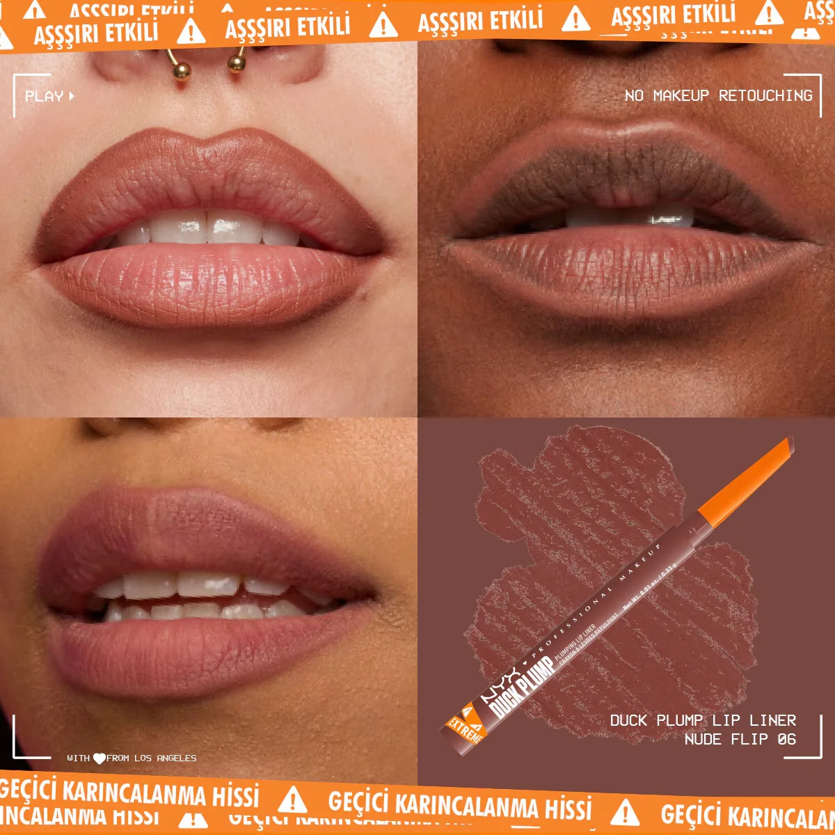 Nyx Professional Makeup Duck Plump Lip Pencil Nude Flip
