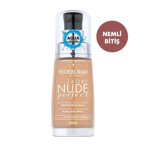Deborah 24 ore Perfect Nude Foundation No: 03 sand