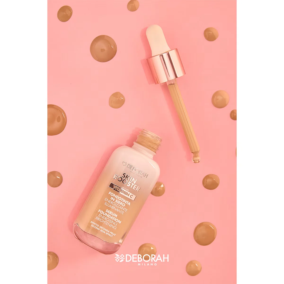 Deborah Skin Booster Serum Foundation 02 - Aufhellend &amp; Feuchtigkeitsspendend