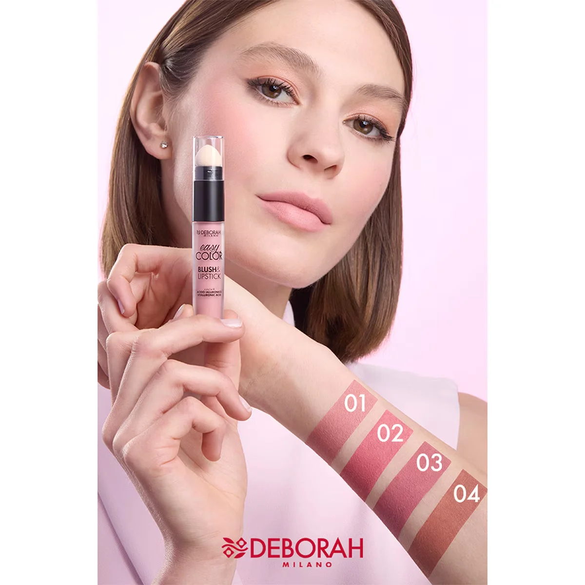 Deborah Easy Color Blush&amp;lip Hyaluronic Acid No: 03