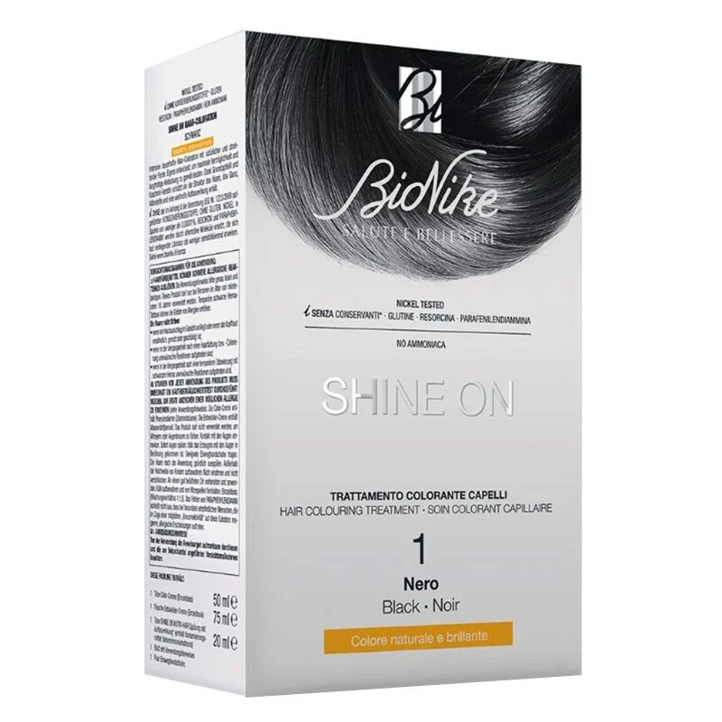 Bionike Shine On Hair Coloring Kit Black No:1