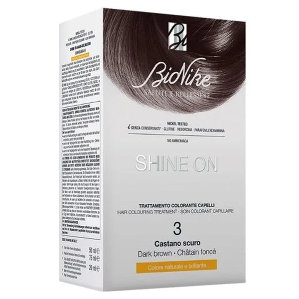 Bionike Shine On Hair Coloring Kit Dark Brown No: 3