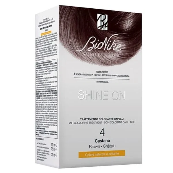 Bionike Shine On Hair Coloring Kit Brown No:4