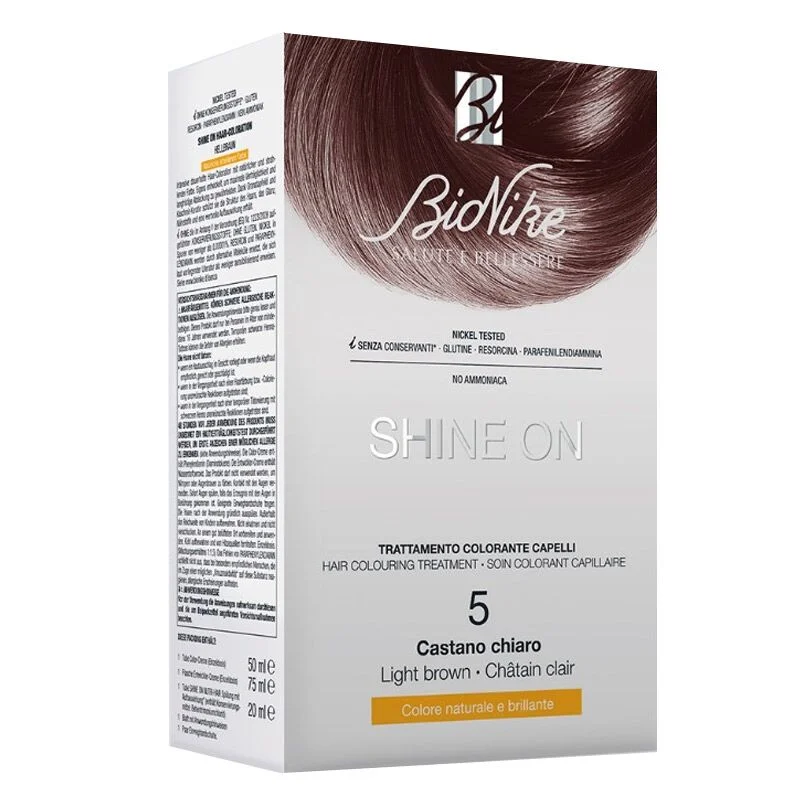 Bionike Shine On Hair Coloring Kit Light Brown No:5