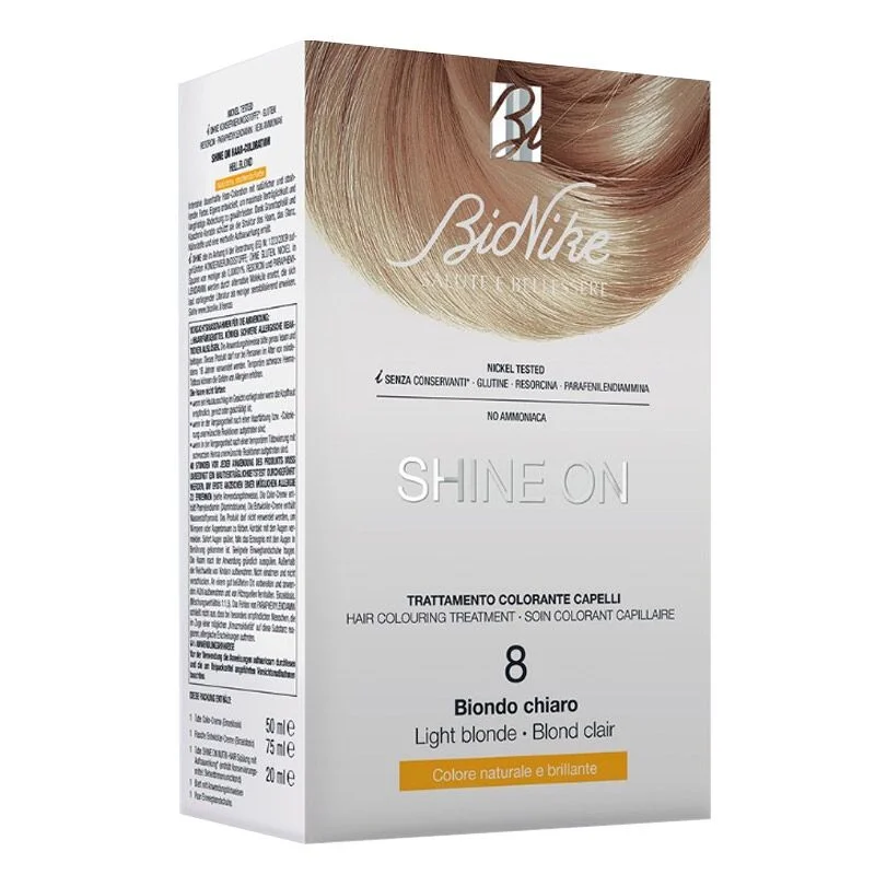 Bionike Shine On Hair Coloring Kit Light Blonde No:8