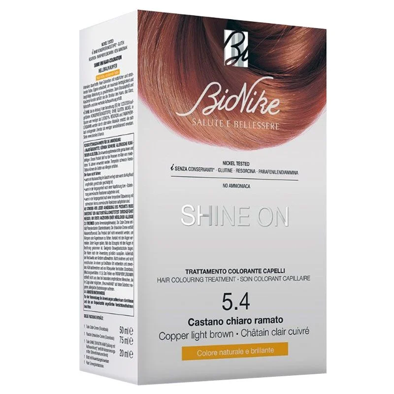 Bionike Shine On Hair Coloring Kit Light Copper Brown No: 5.4