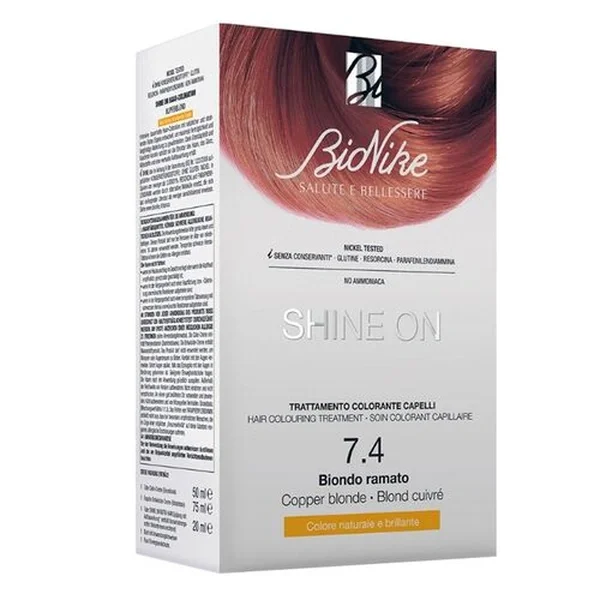 Bionike Shine On Hair Coloring Kit Copper Blonde No:7.4