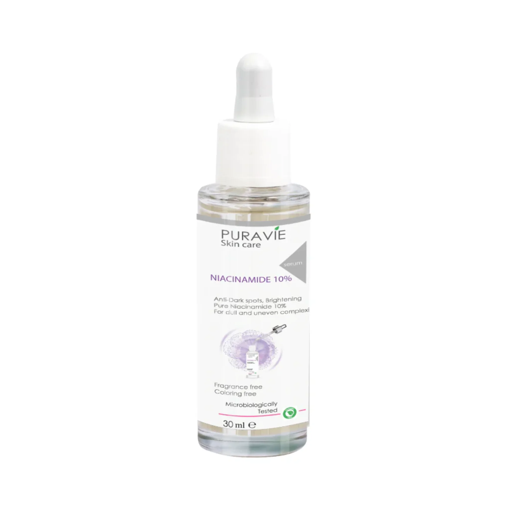 10% Niacinamide Serum for Skin Brightening, Reducing Pigmentation and Acne Scars - from Piura, 30 ml