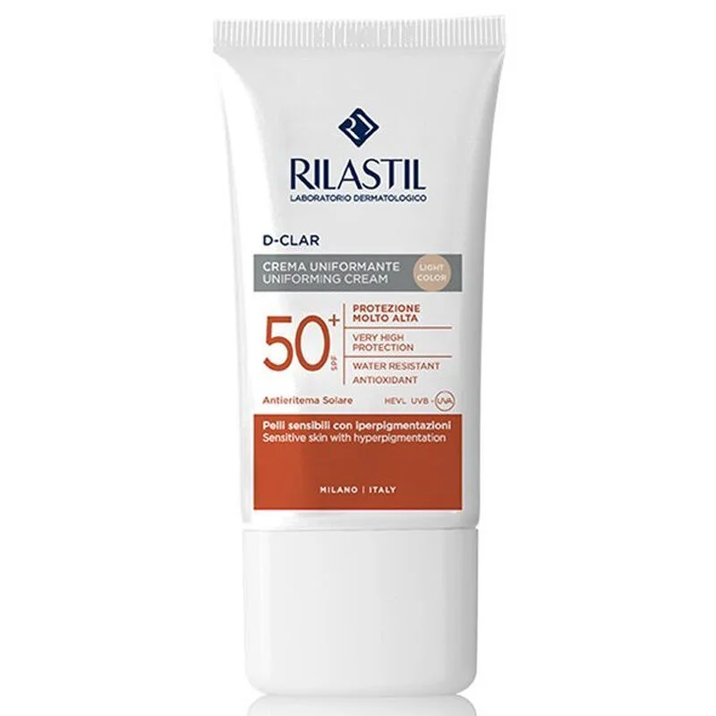 Rilastil D-clar Anti-spot Face Sunscreen Cream Spf50+ 40 ml - Light