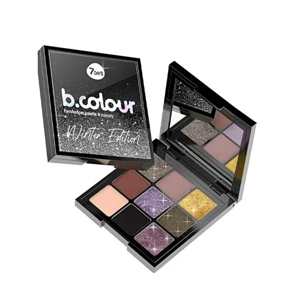 7Days B.Colour Eyeshadow Palette 01 Queen Alexa, Winter Edition 1 pcs