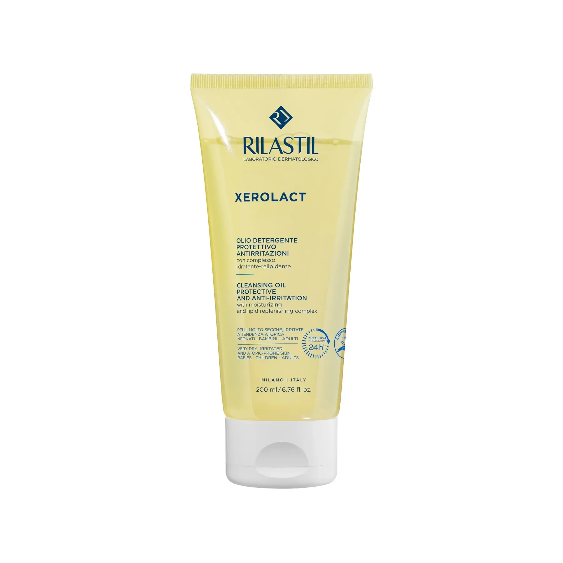 Rilastil Xerolact Cleansing Oil For Very Dry Skin 200 ml