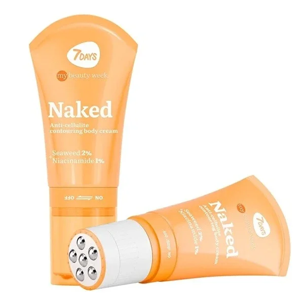 7Days My Beauty Week Anti-Cellulite Shaping Body Cream Roller Gel Naked 130 ml