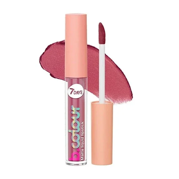 7Days B.Colour Matte Liquid Lipstick 02 Pink 1 pcs