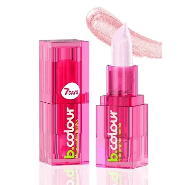 7Days B.Colour Holographic Lipstick 01 Barbie 1 pcs