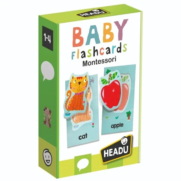 Headu Baby Flashcards Montessori - Memory Cards (1-4 years)